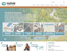 Tablet Screenshot of hatfieldgroup.com